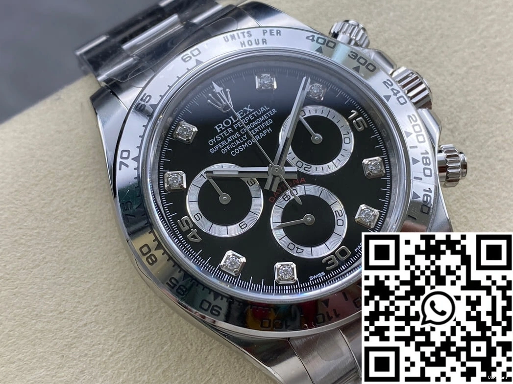 Rolex M116509-0055 Factory Dial Daytona Cosmograph Clean Black 0401